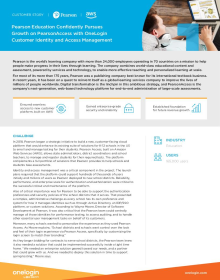 Pearson Education Confidently Pursues Growth on PearsonAccess with OneLogin Customer Identity and Access Management