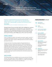 The Mergermarket Group Unifies Global Workforce with Single Sign-on Solution