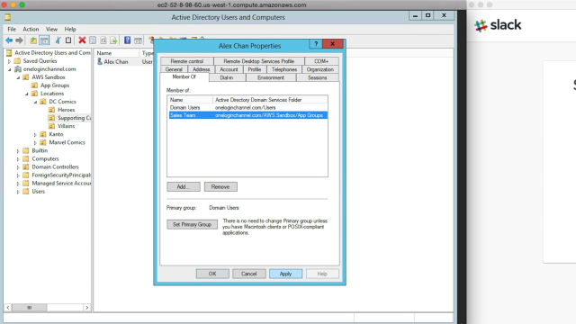 Real Time Active Directory Sync Demo