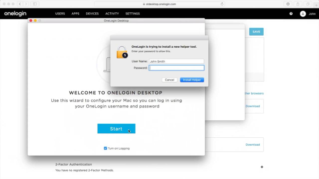 OneLogin Desktop for Mac Demo